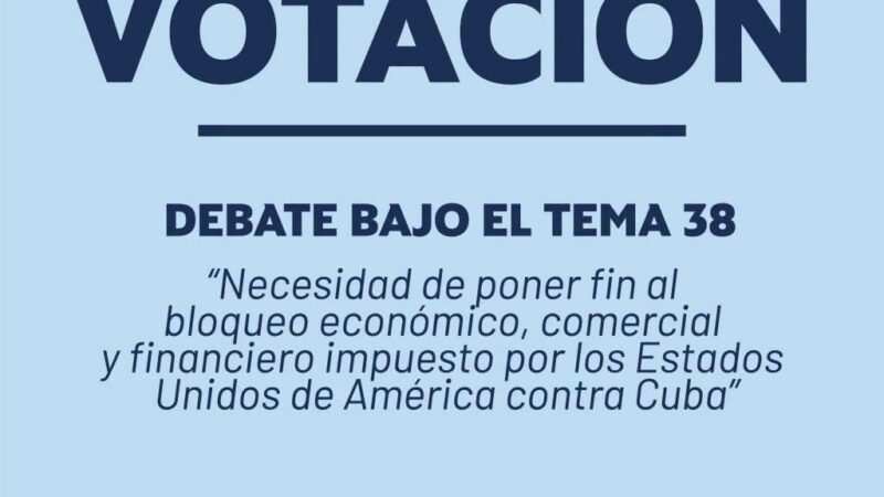 Rechaza comunidad internacional moción de censura de EE.UU.