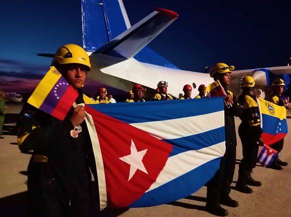 Regresó brigada cubana de rescatistas tras misión en Venezuela