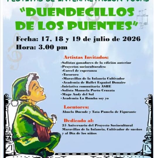 Teatro Sauto acoge III Festival de Interpretación Vocal Duendecillos de los Puentes