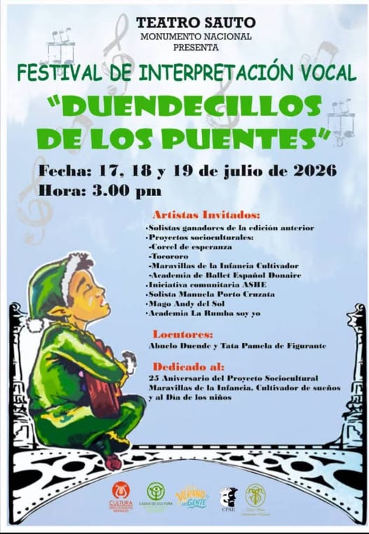 Teatro Sauto acoge III Festival de Interpretación Vocal Duendecillos de los Puentes