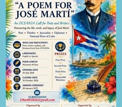 Concurso de poesía martiana en Oceanía