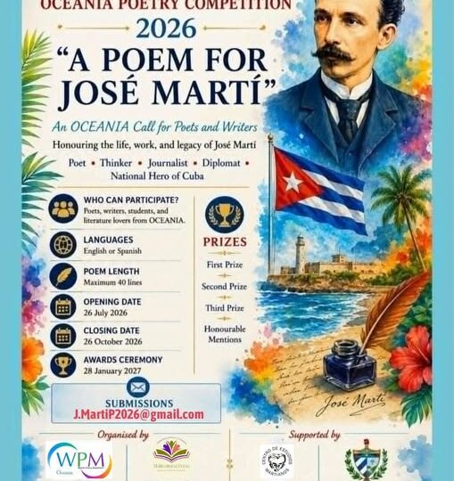Concurso de poesía martiana en Oceanía