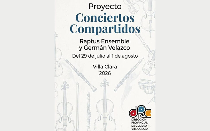 Anuncian presentaciones de música de concierto en Villa Clara