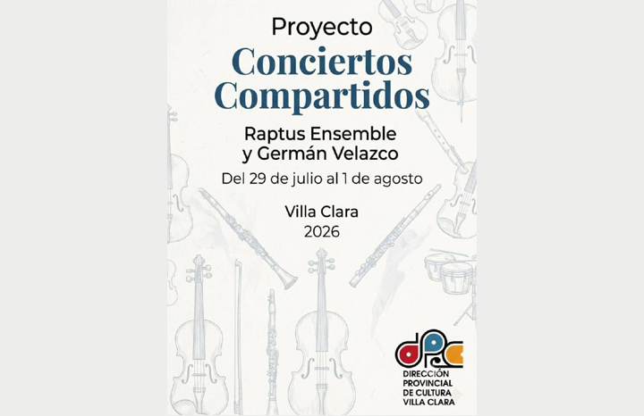 Anuncian presentaciones de música de concierto en Villa Clara