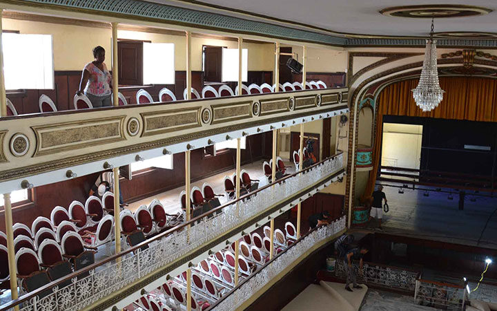 A punto de concluir, reparación del teatro José Jacinto Milanés