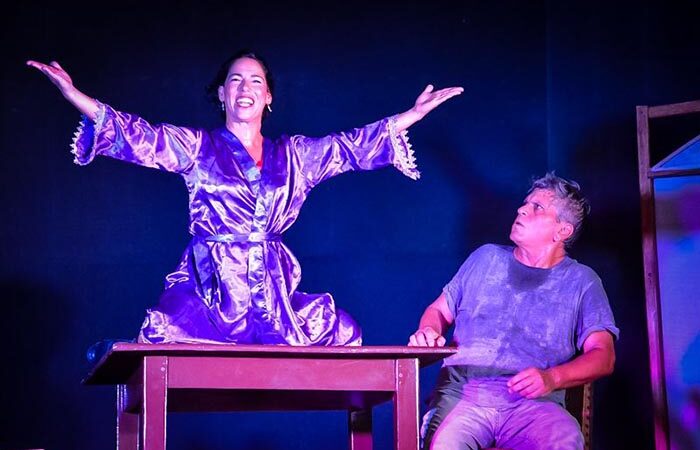 Exitosa presentación de la comedia Pareja abierta en Festival de Cine Pobre de Gibara