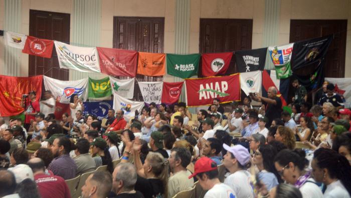 Sesiona en La Habana IV Asamblea Continental ALBA Movimientos