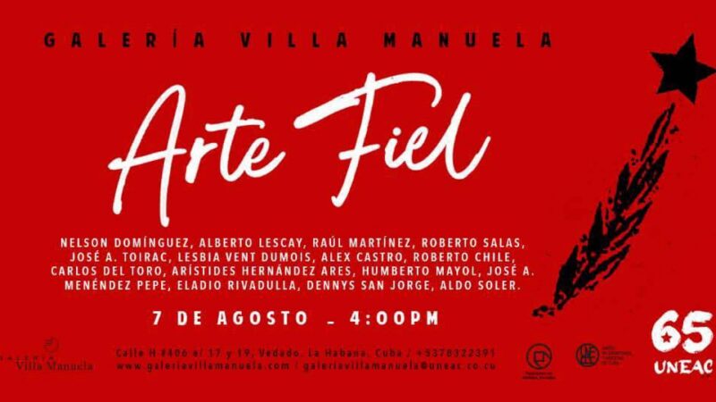 Inauguran este viernes exposición Arte Fiel en la Uneac