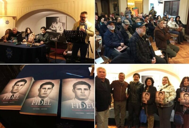 Presentan libro sobre Fidel en la Casa del Escritor en Chile