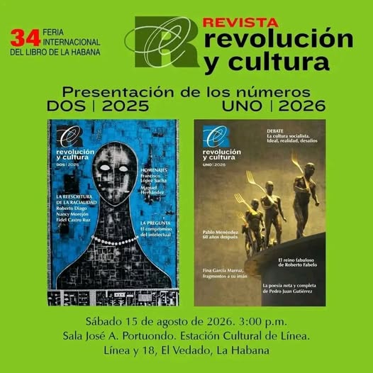 Presencia de la revista Revolución y Cultura en la feria del libro