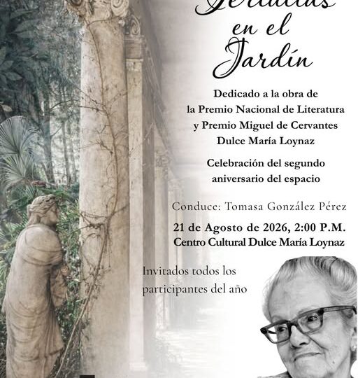 Tertulias en el jardín, desde el Centro Dulce María Loynaz festeja aniversario