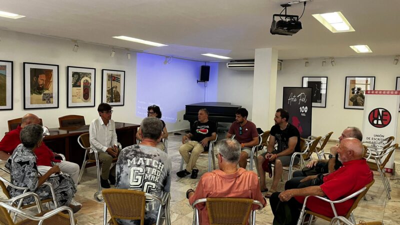 Visita la Uneac delegación del Partido Comunista de los Pueblos de España