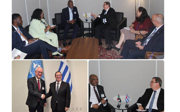 Continuó Canciller cubano amplia agenda en Asamblea General de la ONU