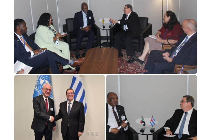 Continuó Canciller cubano amplia agenda en Asamblea General de la ONU