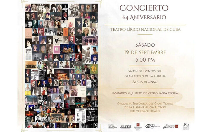 Celebrarán este sábado aniversario del Teatro Lírico Nacional de Cuba