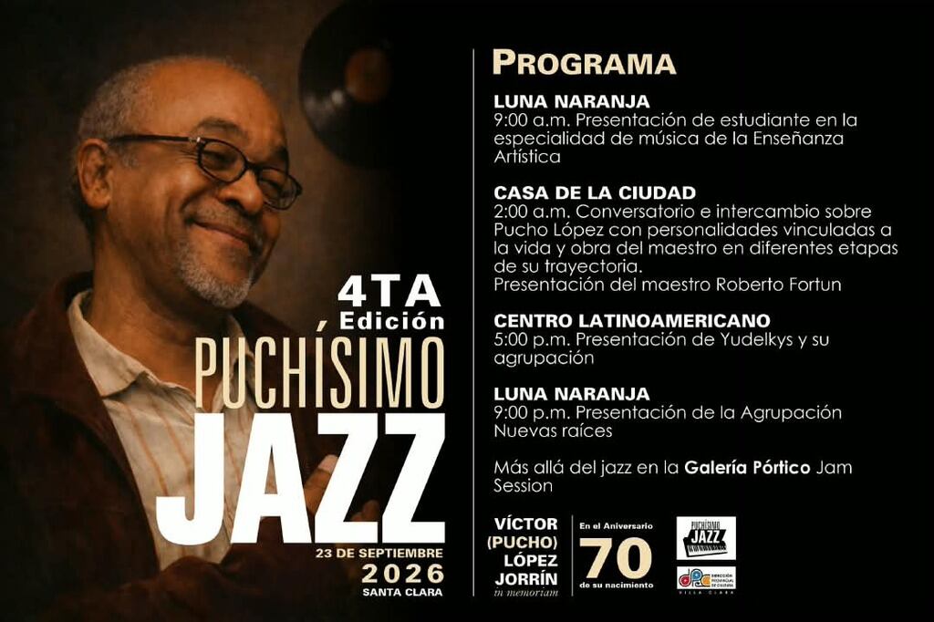 Comienza en Santa Clara Festival de Música Puchísimo Jazz