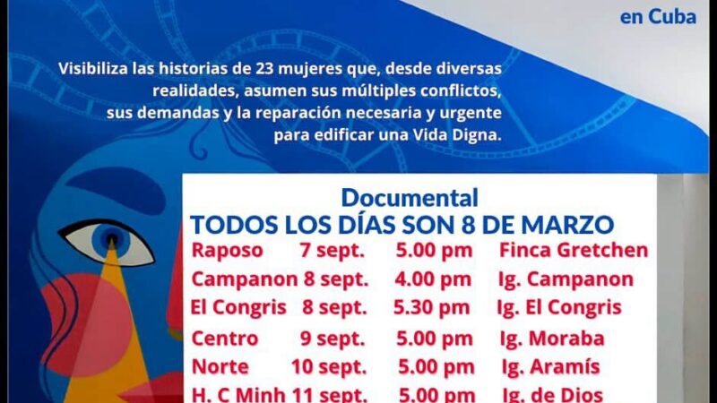 Documental del Proyecto Palomas recorrerá comunidades en Guantánamo