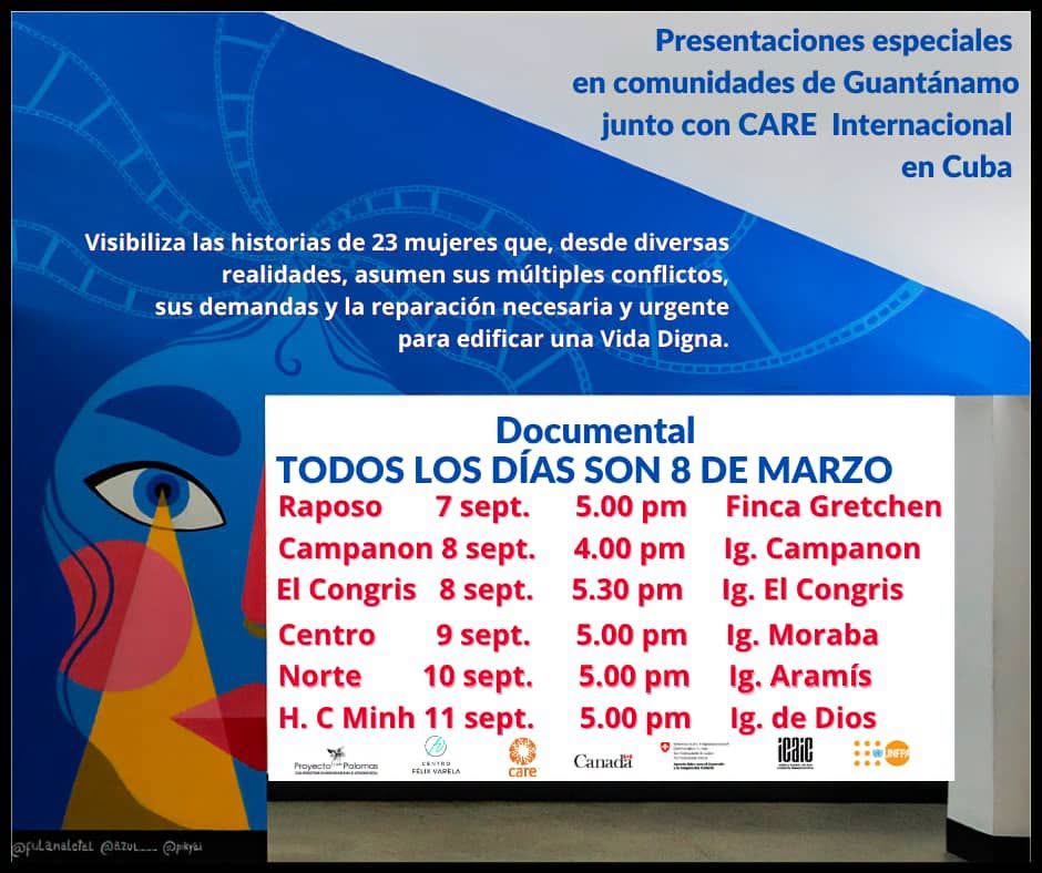 Documental del Proyecto Palomas recorrerá comunidades en Guantánamo