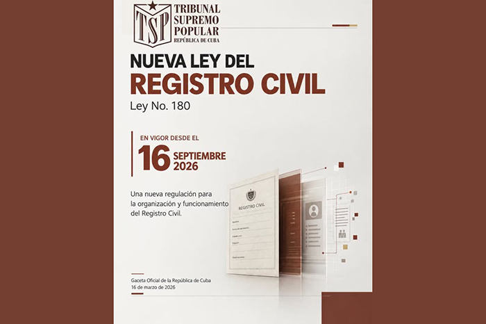 Nueva Ley del Registro Civil moderniza trámites en Cuba