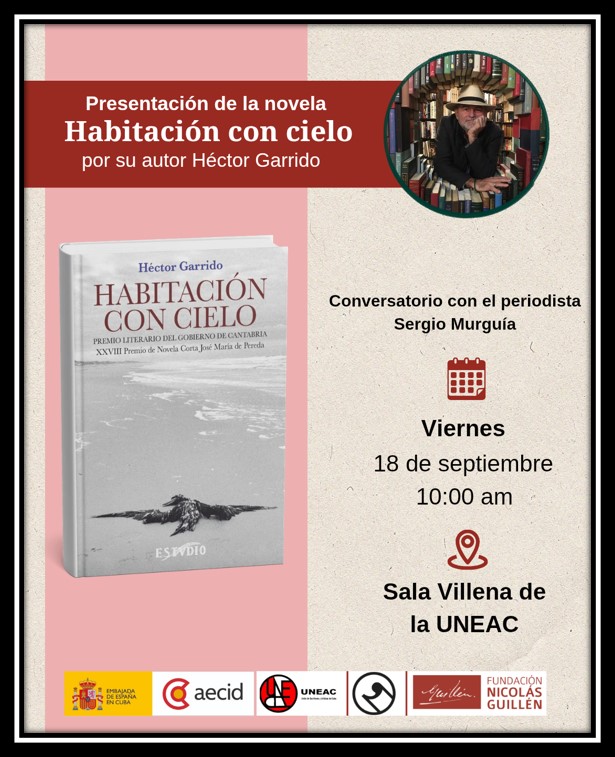 En la Uneac, presentación del libro Habitación con cielo