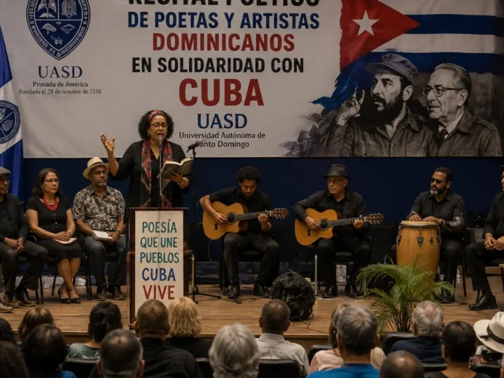 Convocan en República Dominicana a recital poético en solidaridad con Cuba