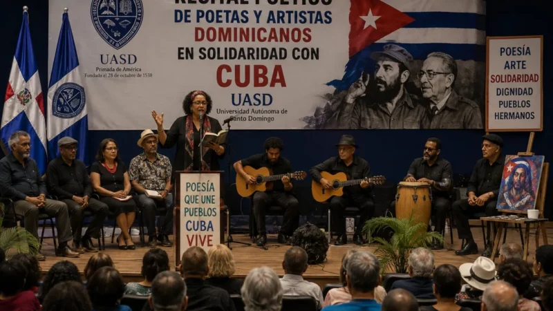 Convocan en República Dominicana a recital poético en solidaridad con Cuba