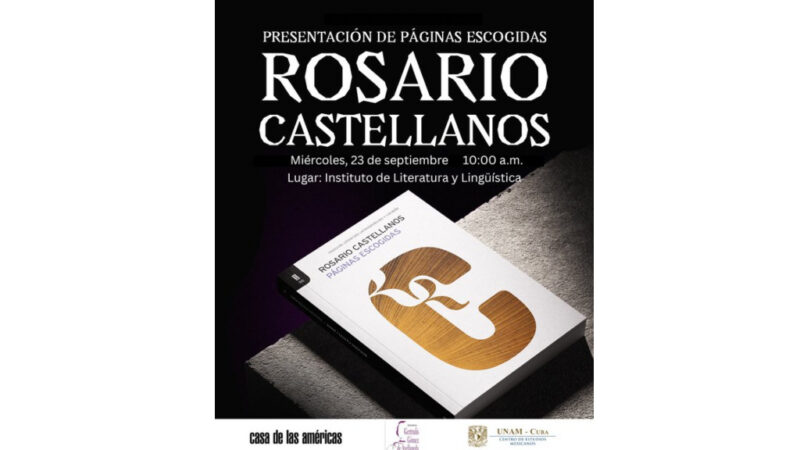 En La Habana, Páginas escogidas de Rosario Castellanos