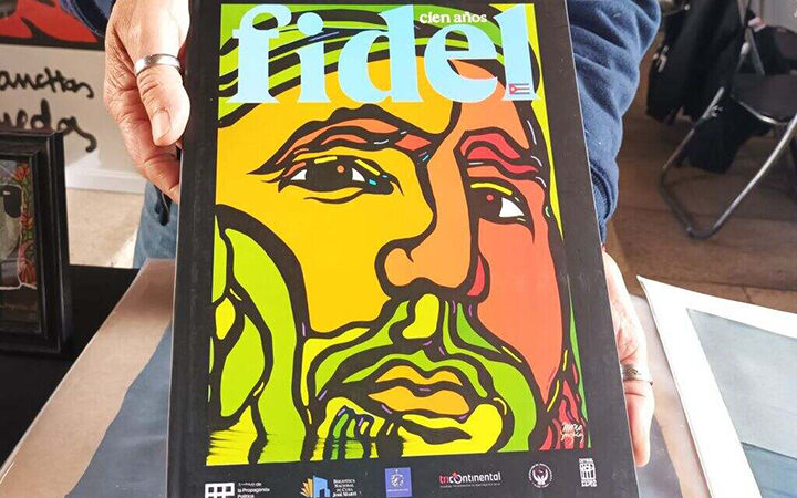 Presentaron en Chile libro gráfico Fidel cien años