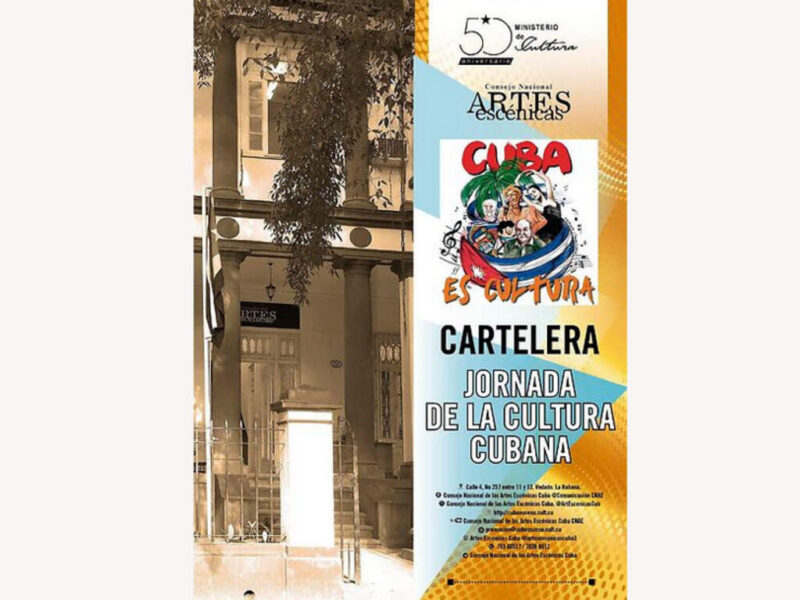 Amplia programación del Consejo Nacional de las Artes Escénicas en Jornada de la Cultura Cubana