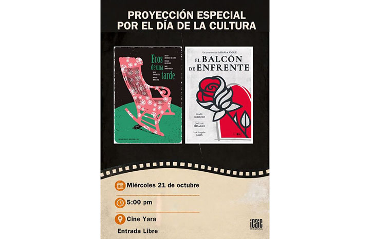 Proyecciones especiales este miércoles en el cine Yara