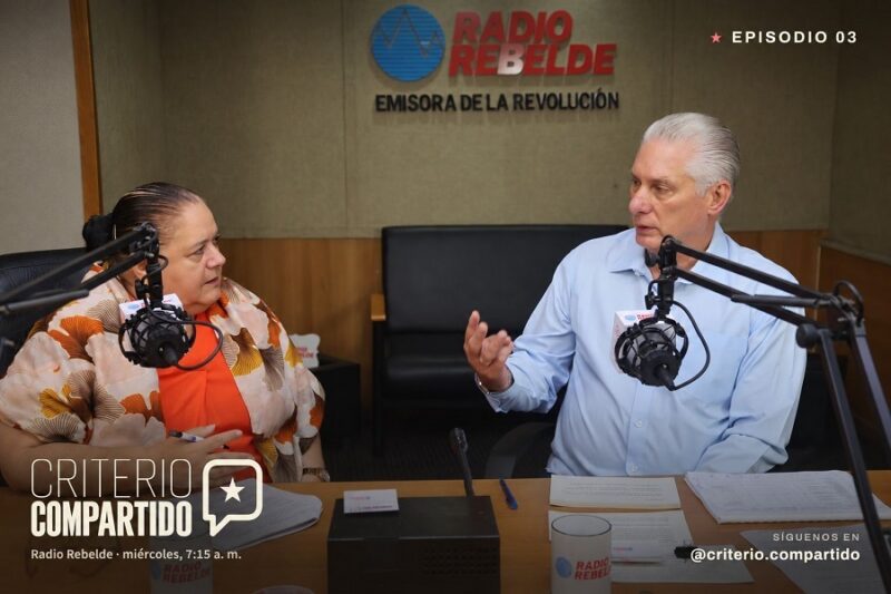 Díaz-Canel en Criterio Compartido: «Nadie queda atrás»