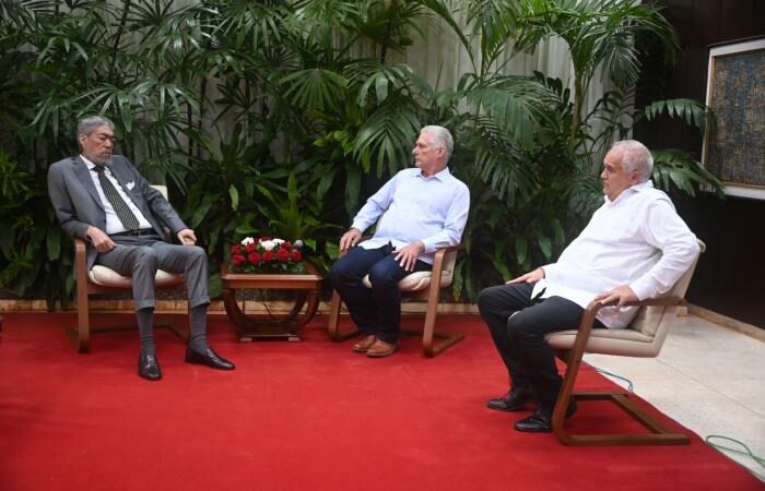 Recibió Presidente cubano al secretario general del Movimiento Izquierda Unida de República Dominicana