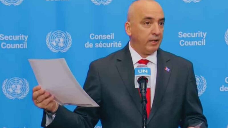 Denuncia en ONU: Cuba no se dejará intimidar, chantajear ni silenciar