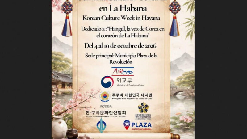 Continúa este viernes programación de la Semana Cultural Coreana