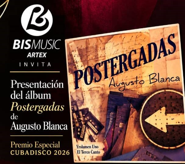 Bis Music presenta álbum Postergadas del cantautor Augusto Blanca