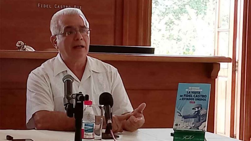 Presentan libro sobre visita de Fidel Castro a EE.UU en 1959