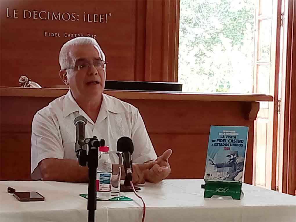 Presentan libro sobre visita de Fidel Castro a EE.UU en 1959