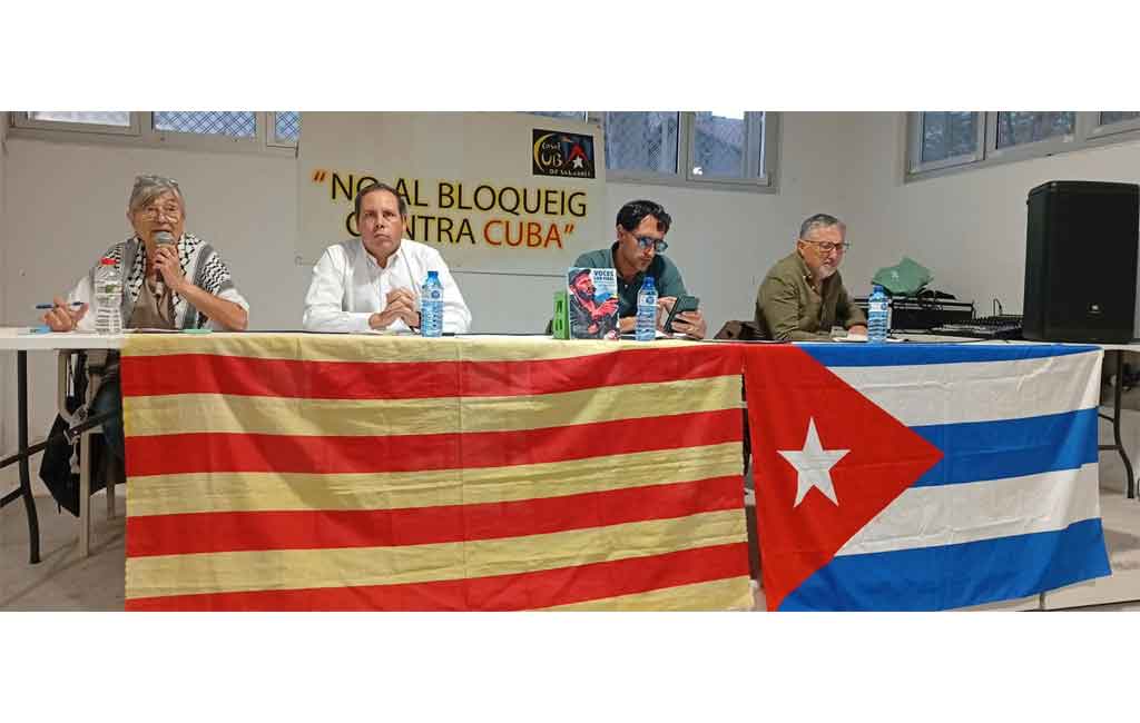 Presentan libro Voces con Fidel en Sabadell, Cataluña