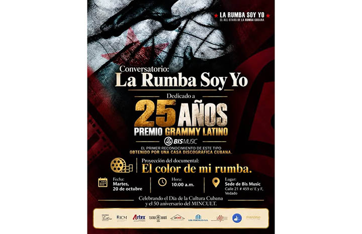 Celebra Bis Music el Día de la Cultura Cubana con jornada dedicada a la rumba