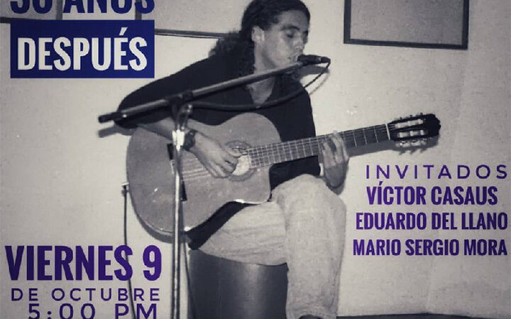 Concierto en Casa de Américas del trovador cubano Ariel Díaz