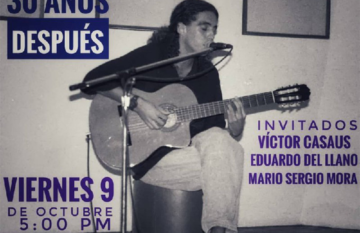 Concierto en Casa de Américas del trovador cubano Ariel Díaz